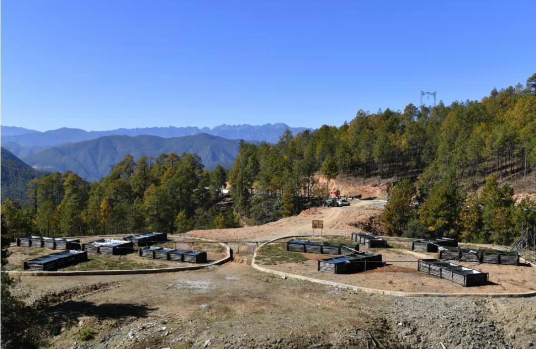 木里县克尔乡木椤子水池集群现场│观摩水池集群建设情况听取水网建设