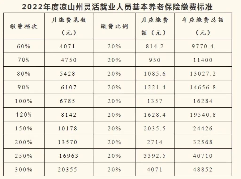 职工养老保险缴费标准(职工养老保险补缴新政策2023规定)